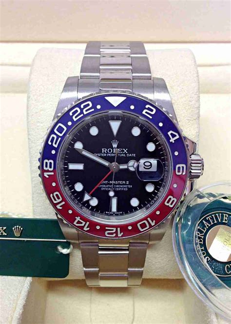 rolex blauw rood|Rolex.